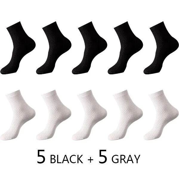 Hochwertige Premium Socken 10 Paare Atmungsaktive weiche Kompressions Socken