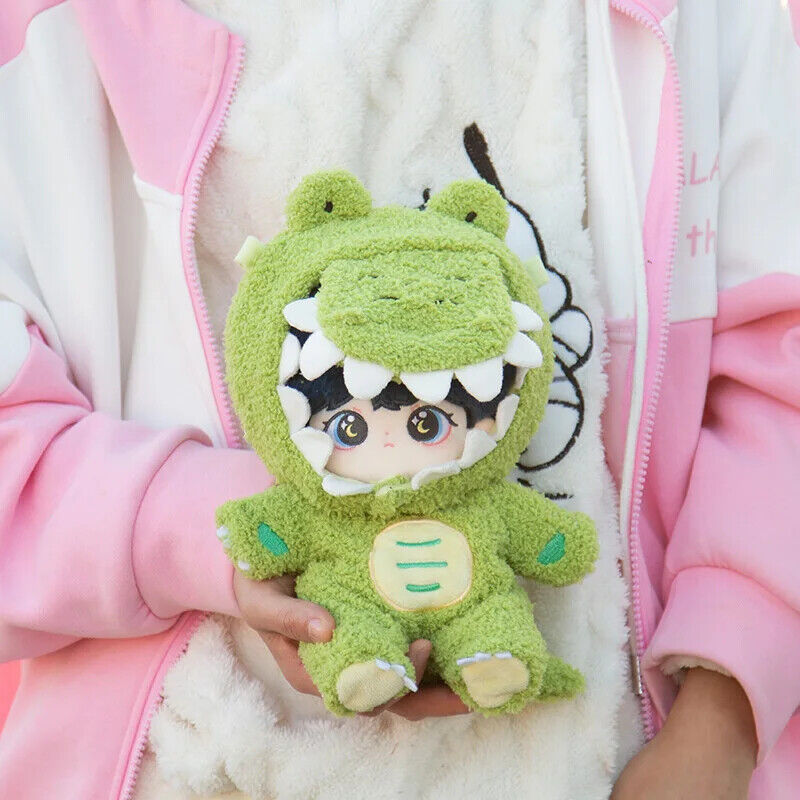 Kawaii Dino-Overall - Puppenkleidung für 20cm Idolpuppen