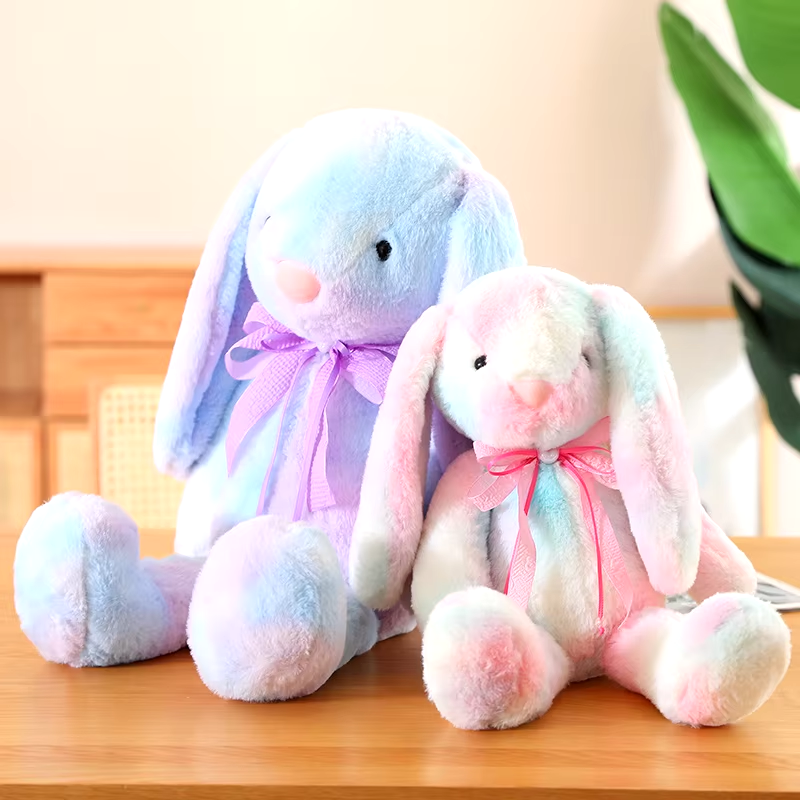HABO 30/42/60Cm Kaninchen Hase Plüschtier Kuscheltier Kinder Geschenk Bunt Weich