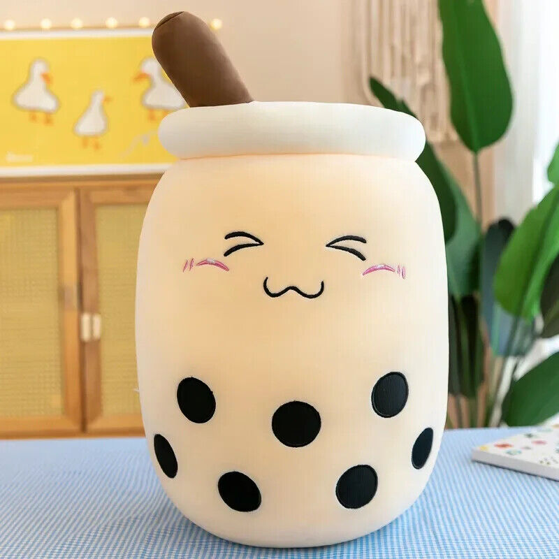 Bubble Tea Plüschtier Kuscheltier Boba Stofftier Niedlich weich Kinder Geschenk