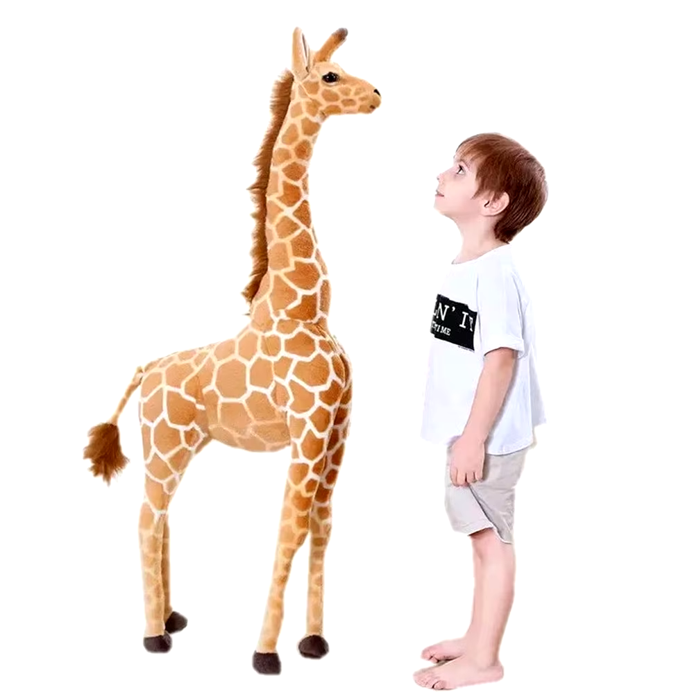 Giraffe Plüschtier 60cm Riesig Groß Stofftier Kinder Geschenk Realistisch Deko