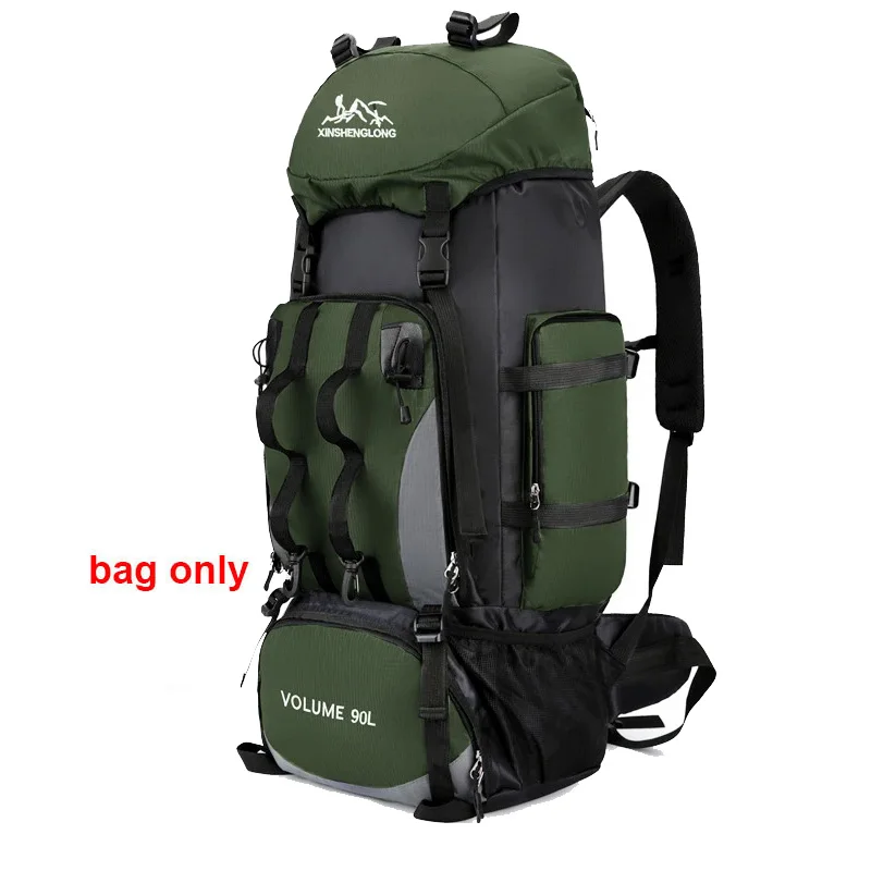 HABO 90L Wasserdicht Wandern Camping Rucksack Trekking Backpacking Groß Fächer