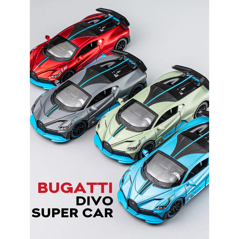Bugatti Divo Modellauto Spielzeug für Kinder und Sammler Maßstab 1/32 Geschenk