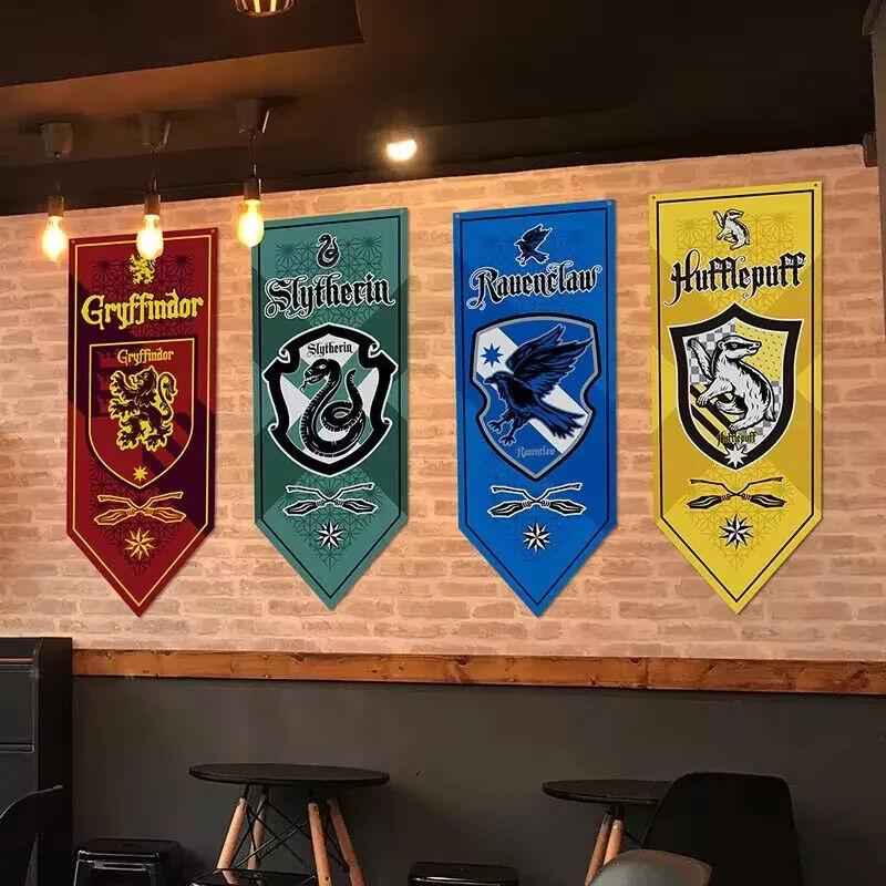 Harald Potter Hogwarts Flaggen 40x120cm Zauber Film Dekoration Geschenk Party