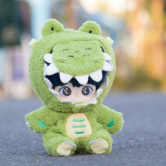 Kawaii Dino-Overall - Puppenkleidung für 20cm Idolpuppen