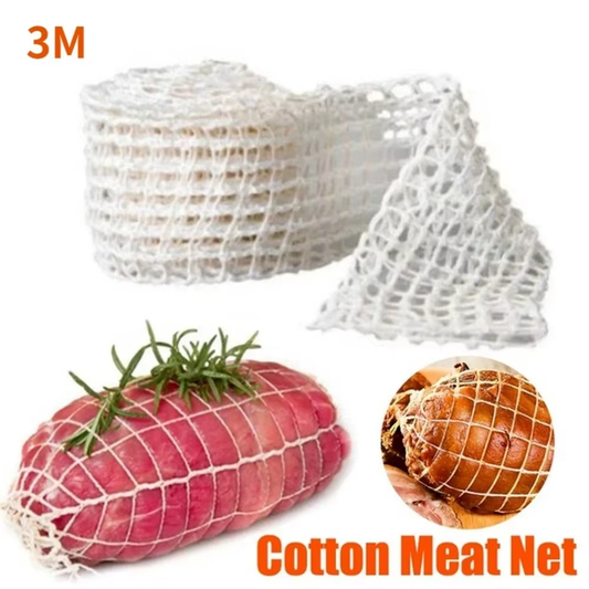 HABO 3 M. Baumwolle Fleischnetz – Wurstnetz, Metzerschnur & Verpackungswerkzeug