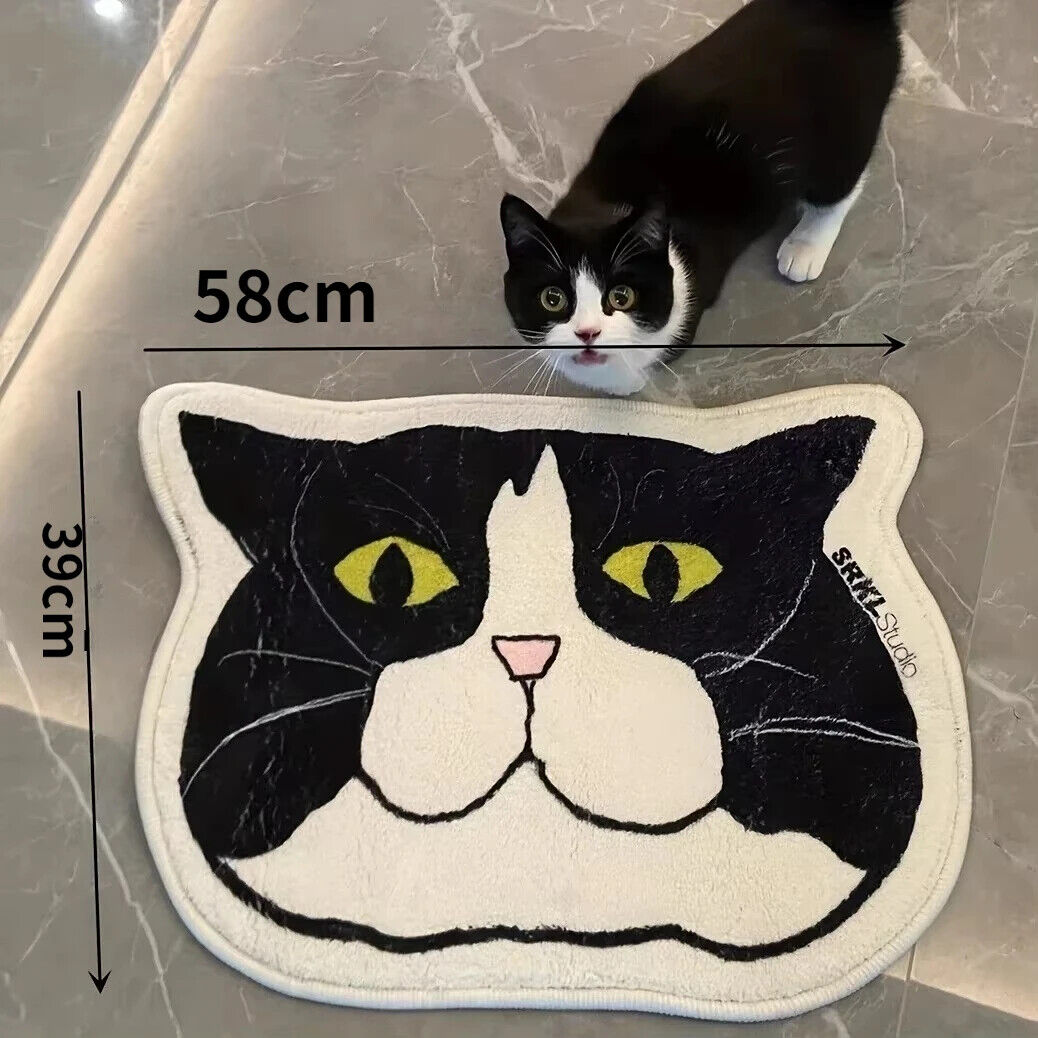 Katzen Anti Rutsch Matte Haustür Dusche Badezimmer Teppich Katzendesign