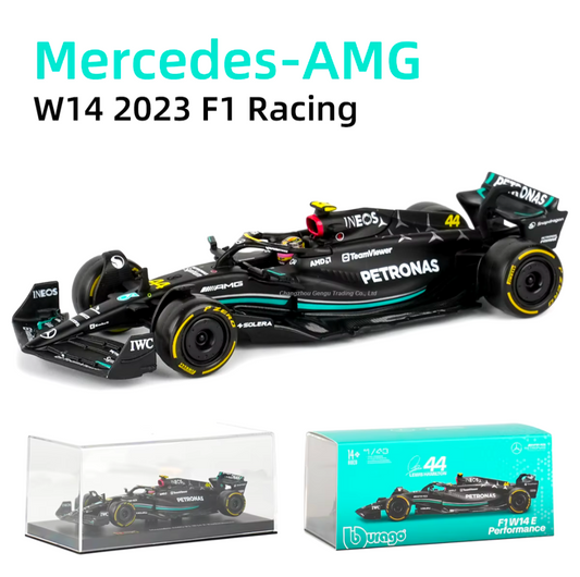 Mercedes AMG 2023 W14 E 1:43 Modell Detailgetreu Auto Modell Car Formel 1