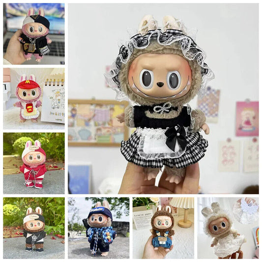 Kawaii Mini Plüsch Puppen Kleidung Outfit