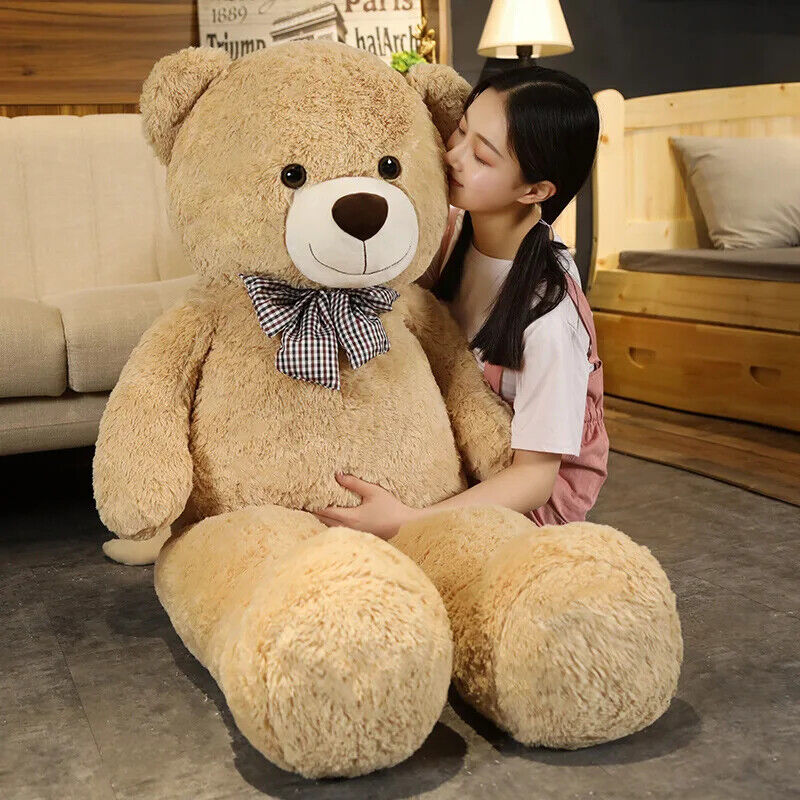 Teddybär 105Cm groß Stofftier niedlicher weicher Teddybär Plüschtier Kuscheltier