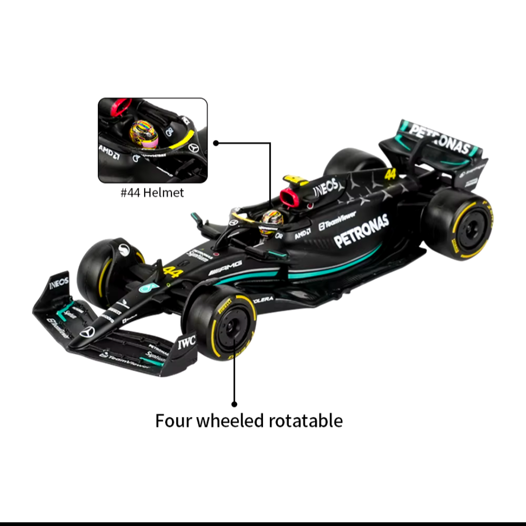 Mercedes AMG 2023 W14 E 1:43 Modell Detailgetreu Auto Modell Car Formel 1