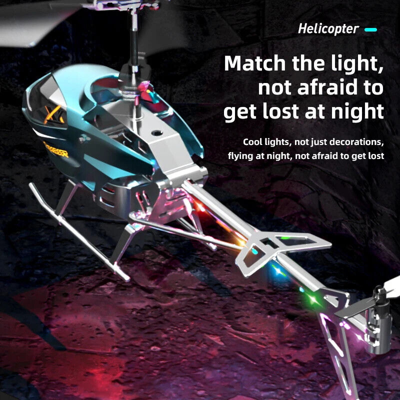 RC Hubschrauber Mit Licht ferngesteuerter Helikopter Fliegendes Kinderspielzeug 
