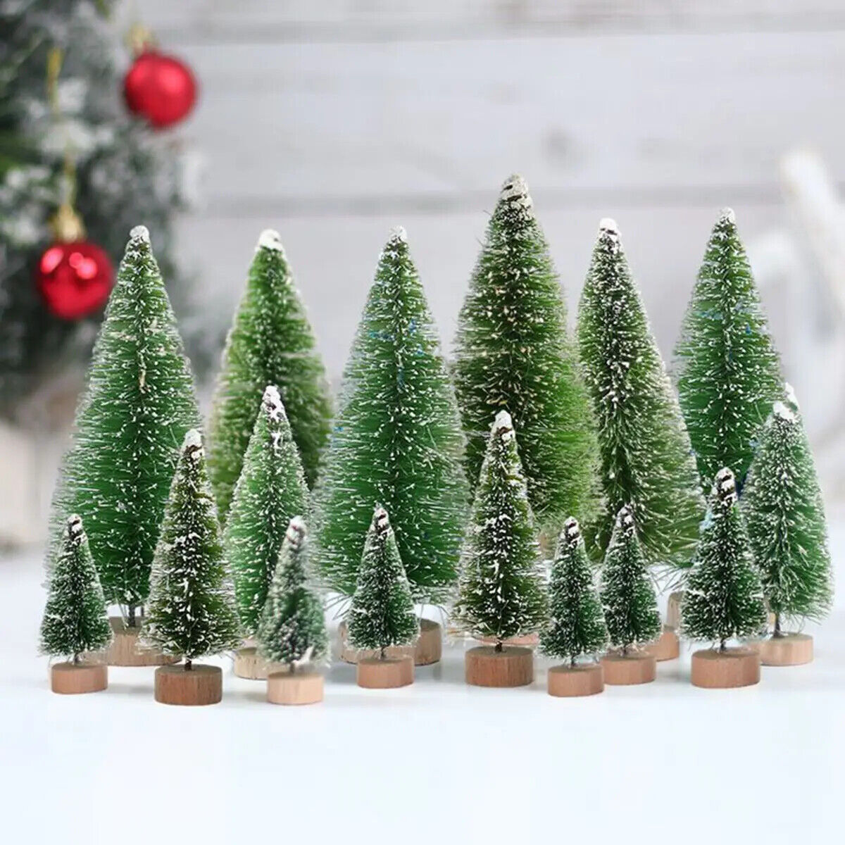 Künstlicher Mini-Weihnachtsbaum Aus Holz Dekoration Weihnachten Tischdekoration