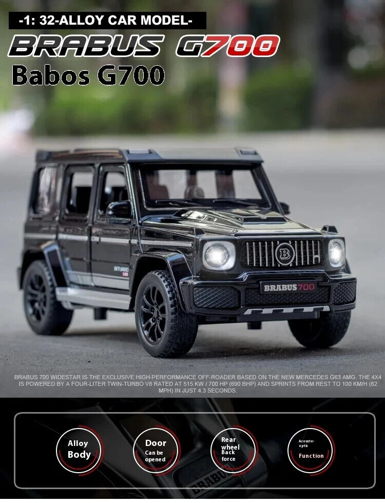 G-Wagen Auto Modell Sammlerstück Spielzeug Mit Sound und Licht detailgetreu