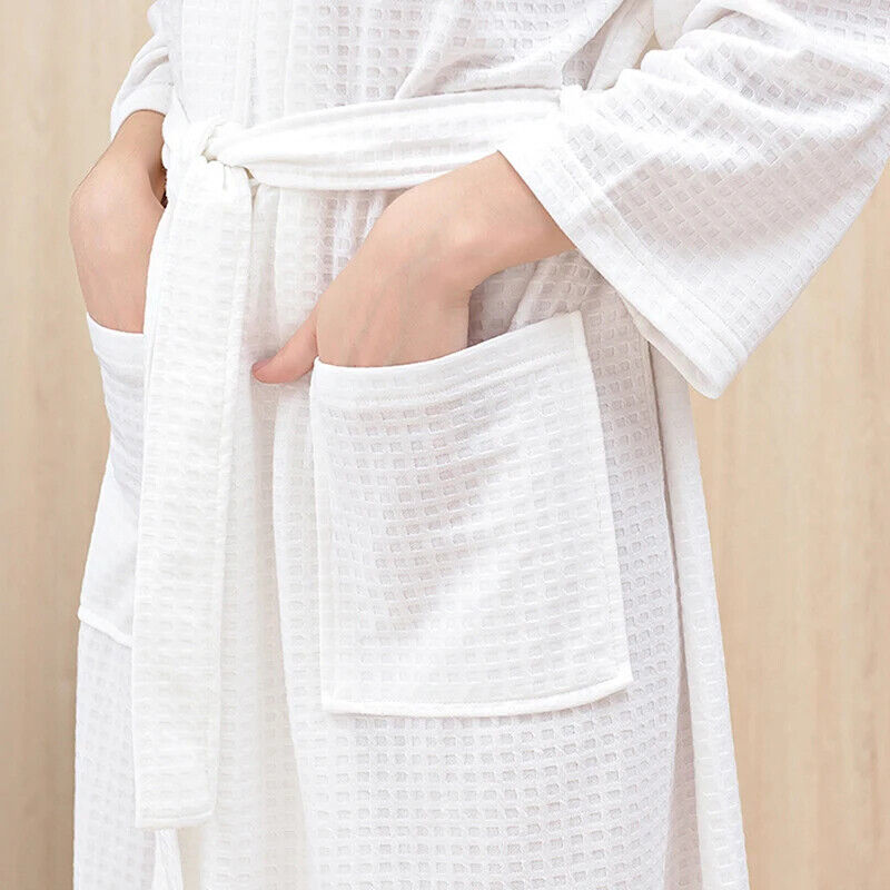 HABO Bademantel Damen Herren Frottee Warm Kuschelig Weich Baden Schwimmen Dusche