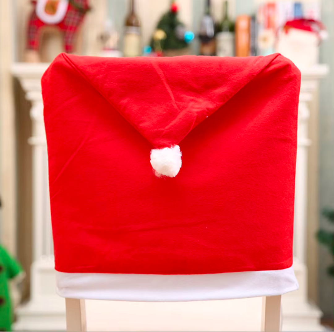 Weihnachts Mütze Stuhl Bezug Dekoration Weihnachten Fest 1-10 Stück
