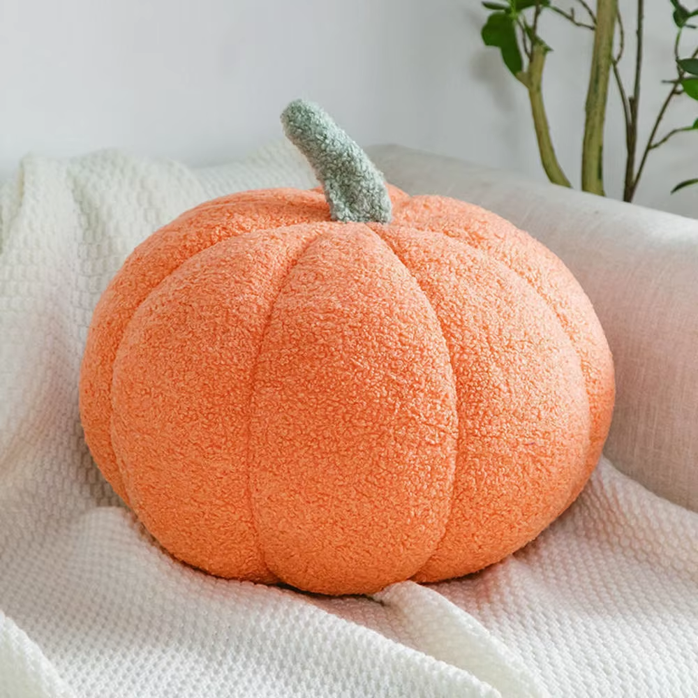 HABO 20cm Kürbis Kissen Herbst Halloween Kuscheltier Plüsch Dekoration Stofftier