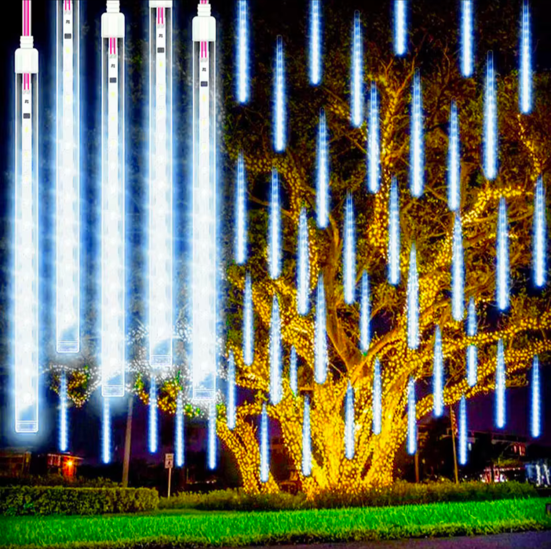 Meteor Tropflichter LED Outdoor Weihnachten Regentropfen Licht 8 Stück wasserfes
