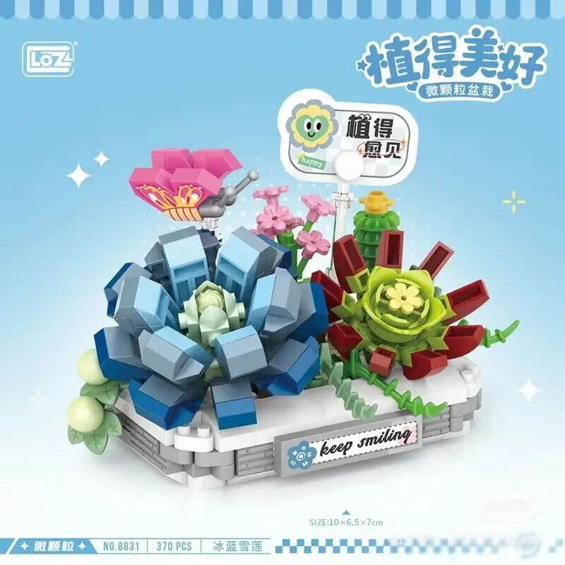 HABO Blumenstrauß Bausteine Set DIY Blumen Geschenk Valentinstag Frauen Mädchen
