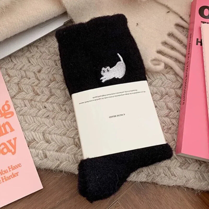 3 Paar Premium Katzen Socken Weiche Plüsch Socken sehr warm Winter flauschig