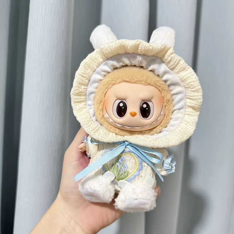 Mini Plüsch Puppe Kleidung Outfit Geschenk für Mädchen 