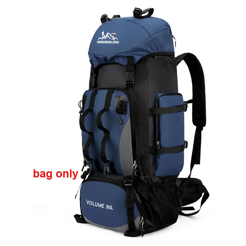 HABO 90L Wasserdicht Wandern Camping Rucksack Trekking Backpacking Groß Fächer