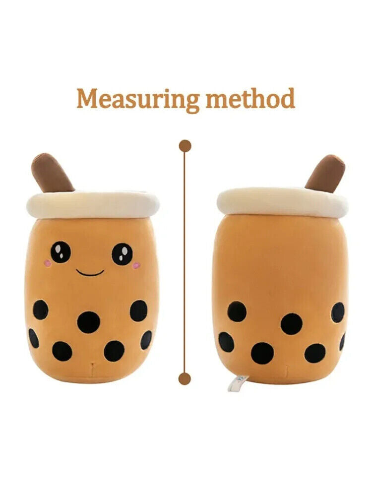 Bubble Tea Plüschtier Kuscheltier Boba Stofftier Niedlich weich Kinder Geschenk