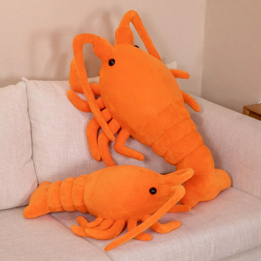 HABO 50-65Cm Roter Hummer Plüschtier Garnele Krebs Kuscheltier Lobster Meer 