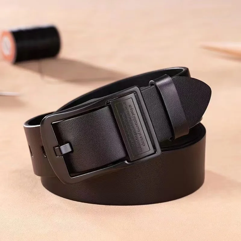 Leder Gürtel Kunstleder Herren klassisch Schwarz Braun BusinessCasual hochwertig