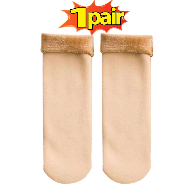 Dicke Wintersocken mit Wolle gefütterrt weich kuschelig Weihnachten Thermosocken