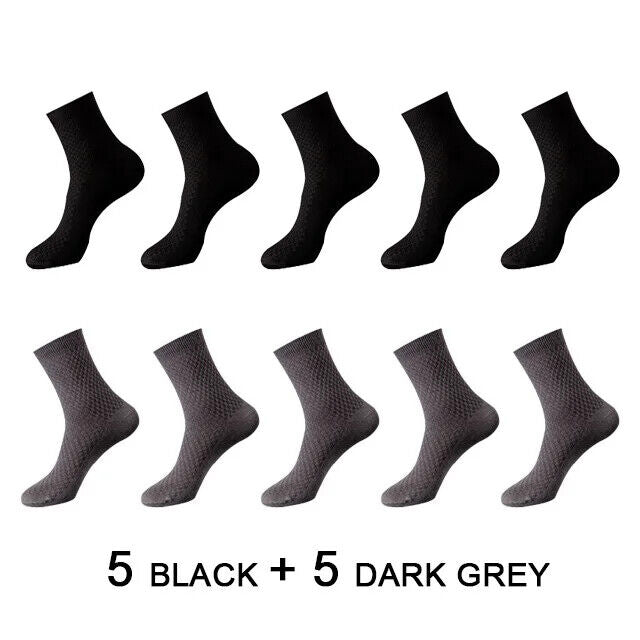 Hochwertige Premium Socken 10 Paare Atmungsaktive weiche Kompressions Socken