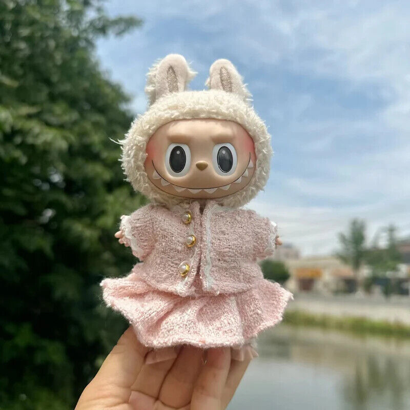 Puppenkleider für 17 cm Baumwoll-Idolpuppen – Prinzessinnenkleid und Overalls