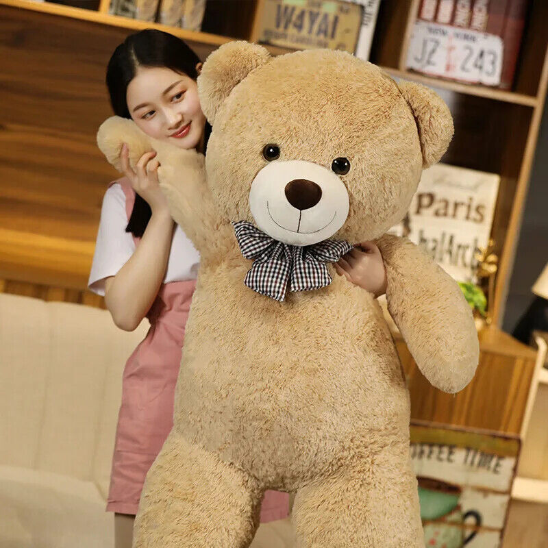 Teddybär 105Cm groß Stofftier niedlicher weicher Teddybär Plüschtier Kuscheltier