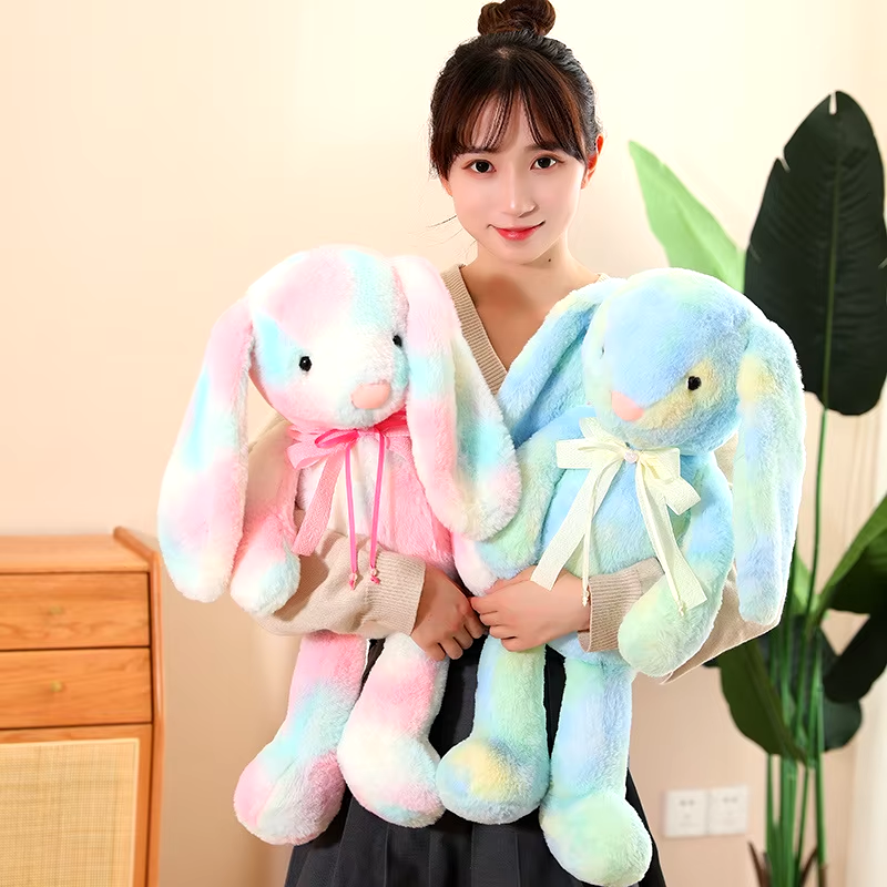 HABO 30/42/60Cm Kaninchen Hase Plüschtier Kuscheltier Kinder Geschenk Bunt Weich