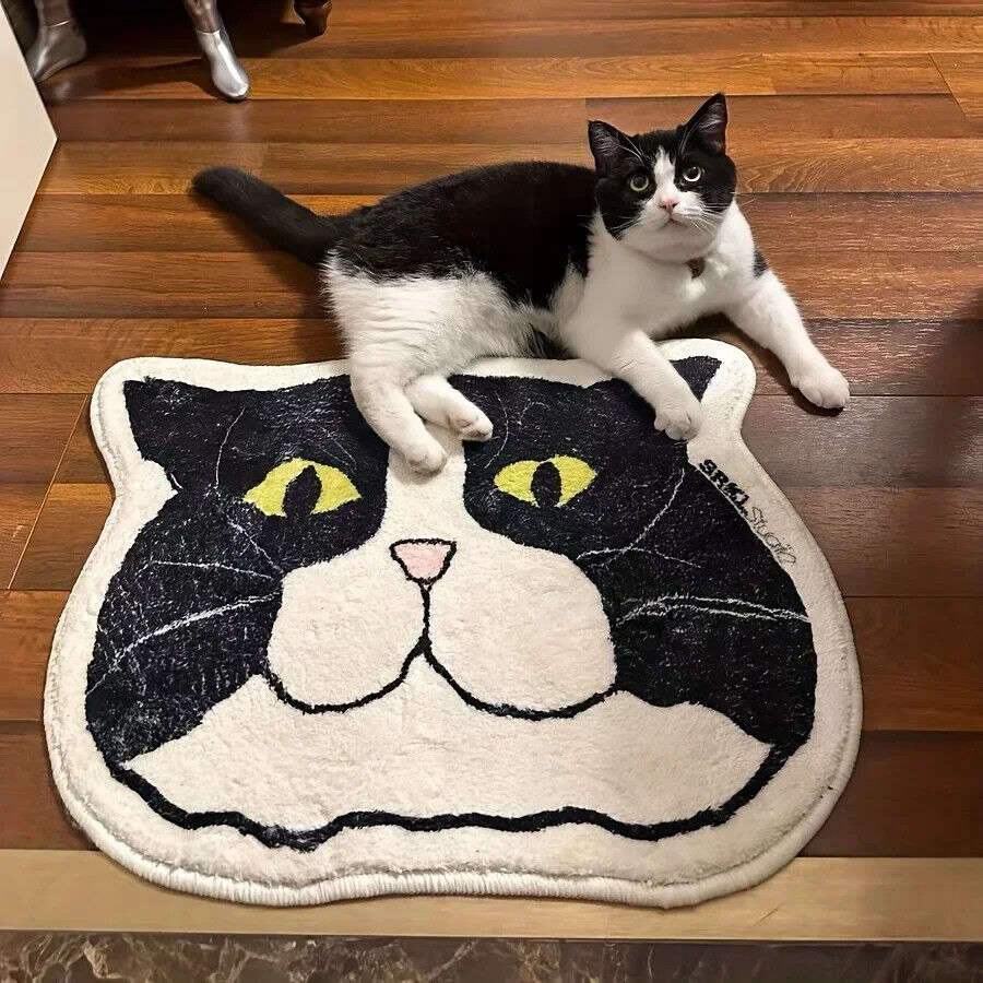 Katzen Anti Rutsch Matte Haustür Dusche Badezimmer Teppich Katzendesign