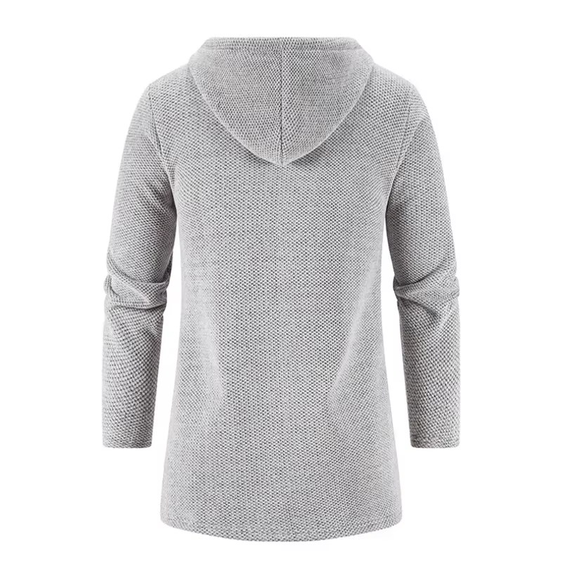 Herren Mantel Herbst Winter Warm Zipper Strickjacke Mann Pullover Reißverschluss