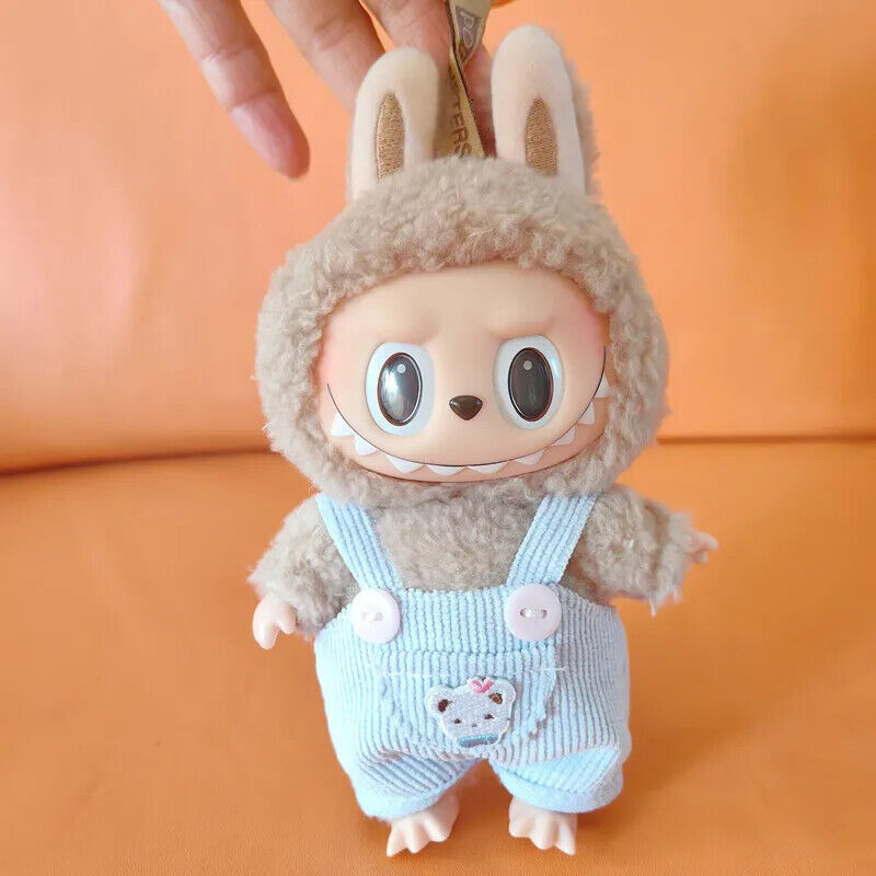 Puppenkleider für 17 cm Baumwoll-Idolpuppen – Prinzessinnenkleid und Overalls