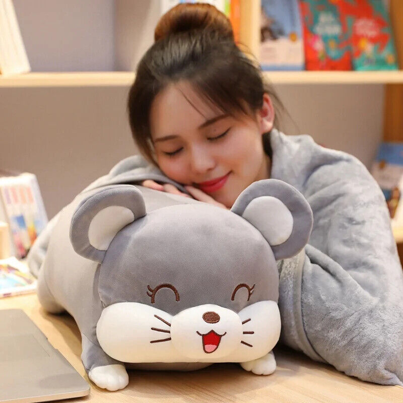 Schwein Maus Hamster Plüschtier Kuscheltier weich 40-70CM Stofftier Geschenk