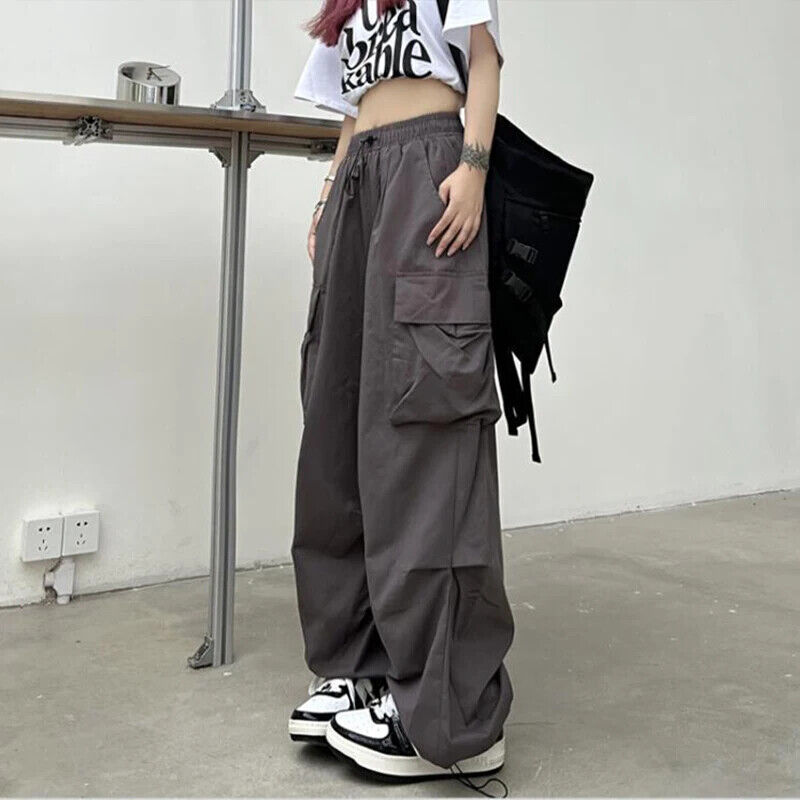 Lässige Jogger Hose Haushose Frauen Baggy Hose Streetwear Oversize Jogginghose