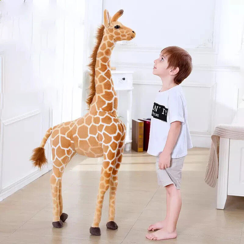 Giraffe Plüschtier 60cm Riesig Groß Stofftier Kinder Geschenk Realistisch Deko