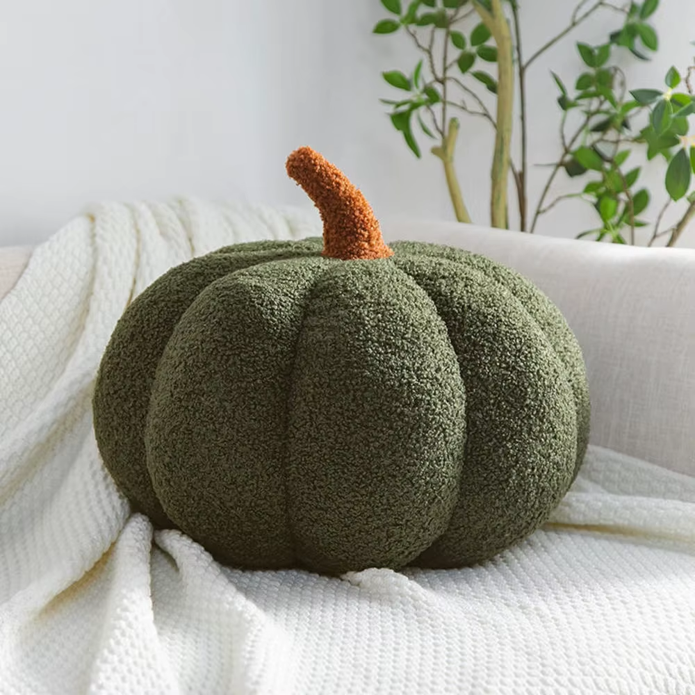 HABO 20cm Kürbis Kissen Herbst Halloween Kuscheltier Plüsch Dekoration Stofftier