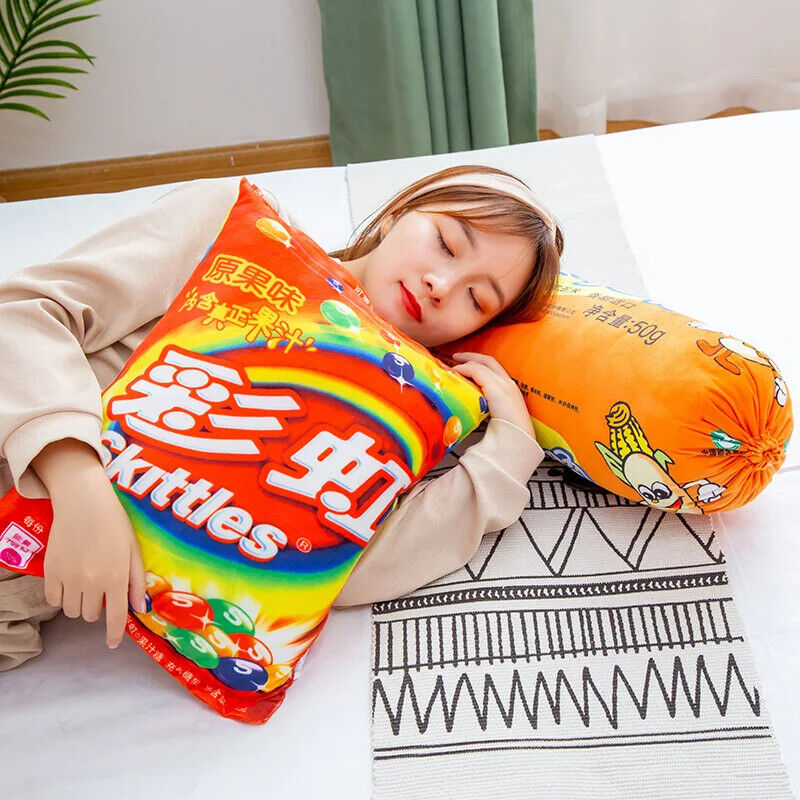 Nudeln Plüsch Kissen Süßigkeiten Hot dogs Chips Geschenke Plüsch Spielzeug