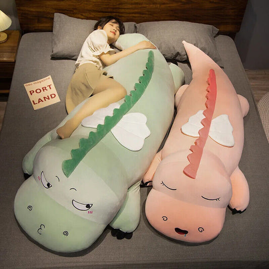 140 cm großer Plüsch Dinosaurier mit Flügeln – Weiches Kissen-Spielzeug