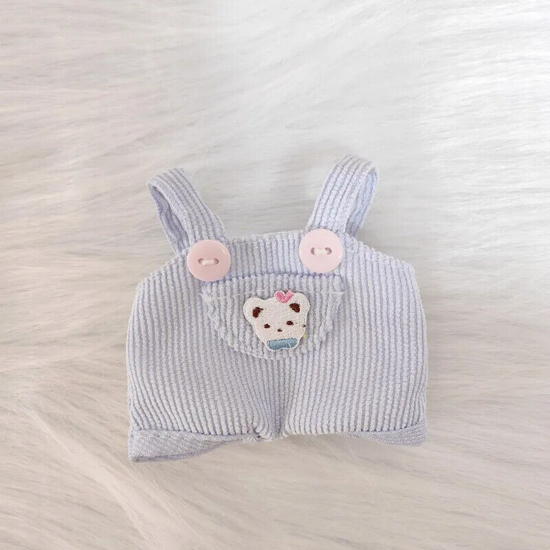 Puppenkleider für 17 cm Baumwoll-Idolpuppen – Prinzessinnenkleid und Overalls