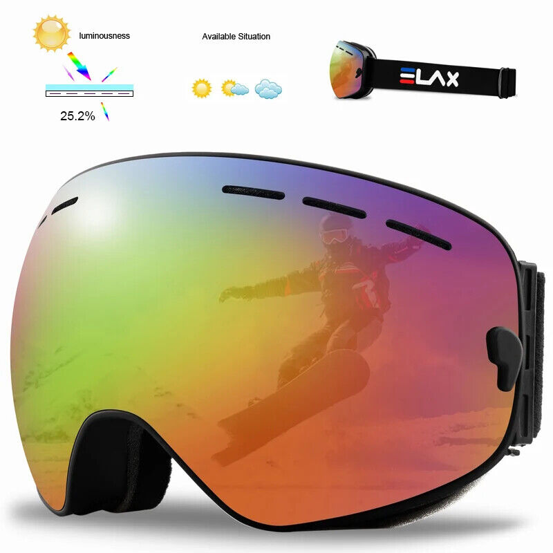 HABO Doppelschichtige Anti-Fog Ski Brille Snowboardbrille für Outdoor-Sportarten