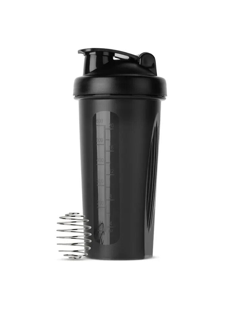 HABO 600Ml Shaker Flasche Protein Gym Fitnessstudio Fitness Sport Schwarz