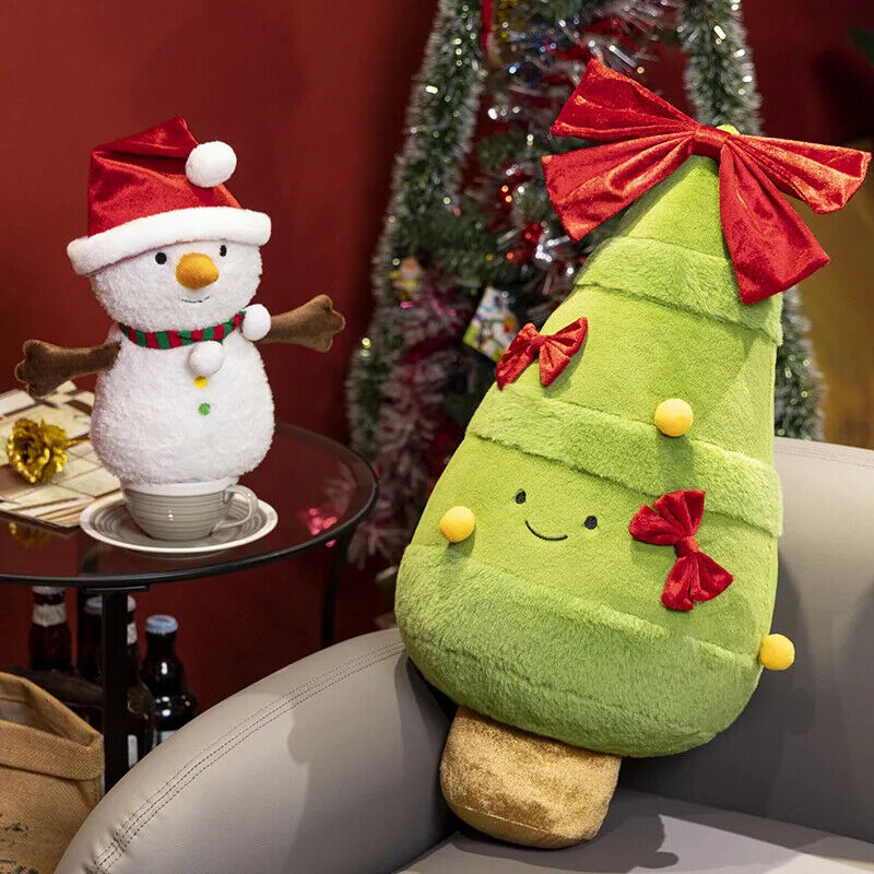 Santa Claus Schneemann Kranz Weihnachts Baum Plüschtiere Weihnachts Dekor Kissen