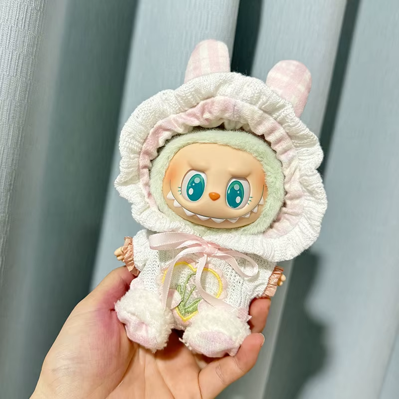 Mini Plüsch Puppe Kleidung Outfit Geschenk für Mädchen 