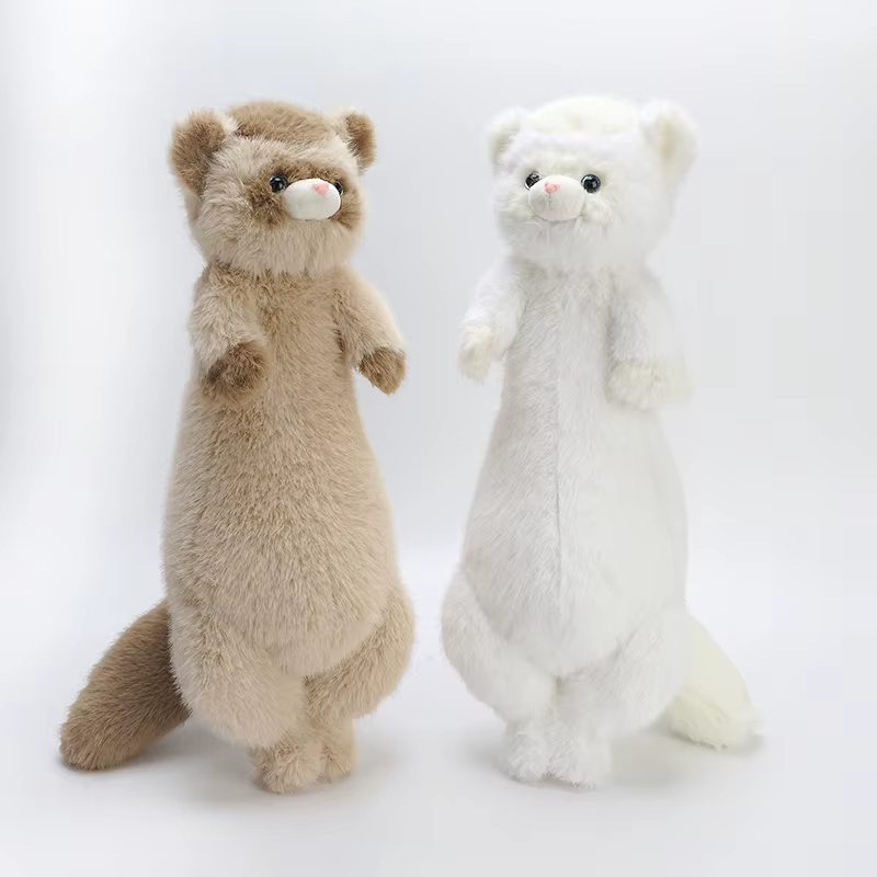 Flauschiges 52 cm Plüsch Frettchen – Realistisches Spielzeug für Kinder