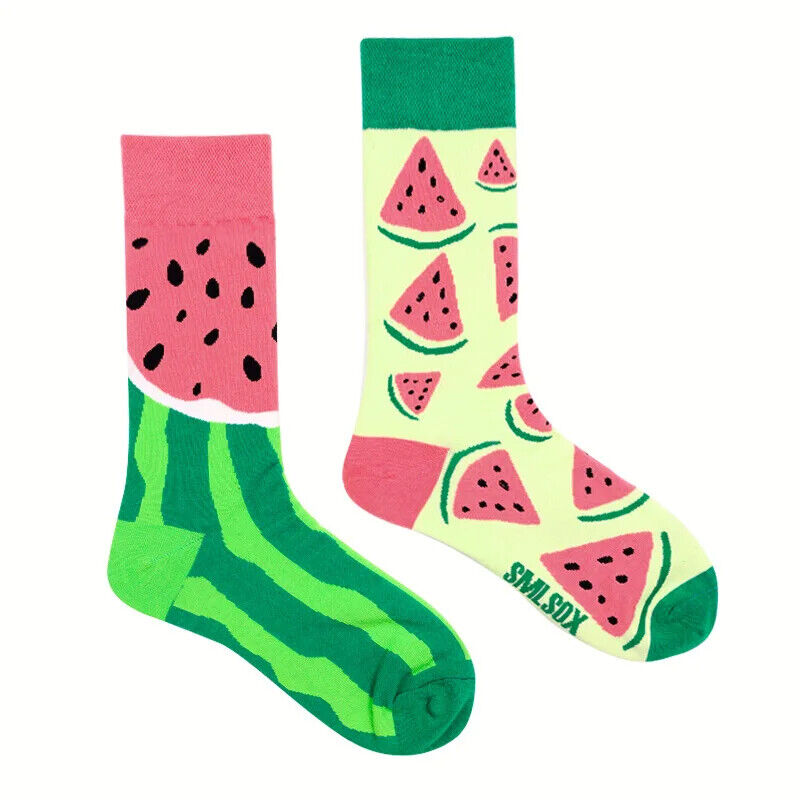 HABO 1 Paar Lustige Socken Ketchup Pommes Eis Noten Pilze Geschenk Mann Frauen